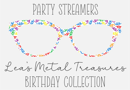 PARTY STREAMERS Eyewear Toppers COMES WITH MAGNETS