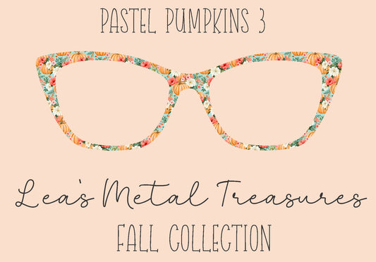 Pastel Pumpkins 3 Eyewear Frame Toppers