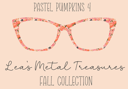 Pastel Pumpkins 4 Eyewear Frame Toppers