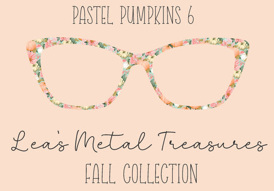 Pastel Pumpkins 6 Eyewear Frame Toppers