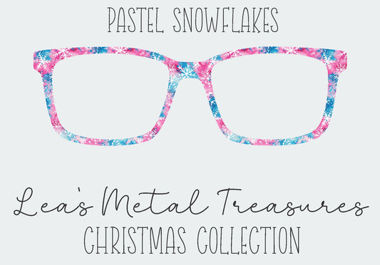 Pastel Snowflakes Eyewear Frame Toppers