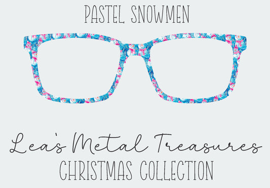 Pastel Snowmen Eyewear Frame Toppers