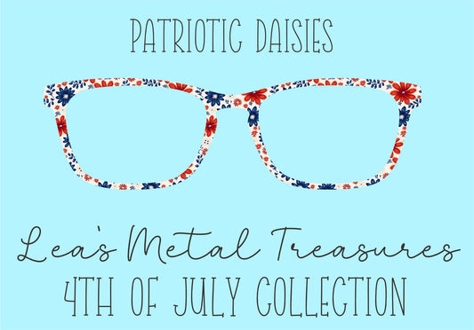 Patriotic Daisies Eyewear Frame Toppers