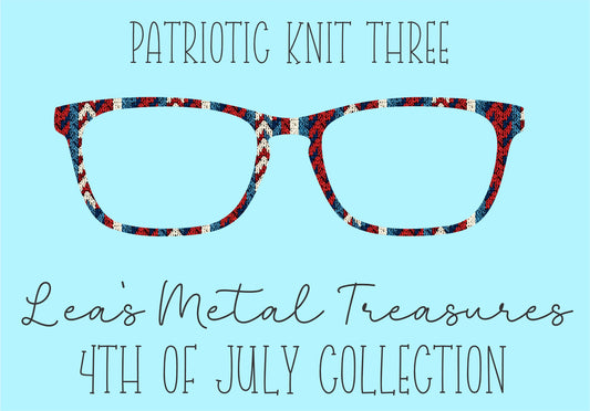 Patriotic Knit 3 Eyewear Frame Toppers