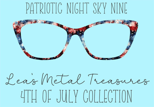 Patriotic Night Sky 9 Eyewear Frame Toppers