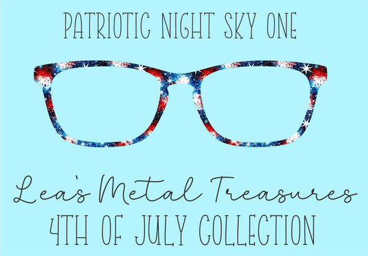 Patriotic Night Sky 1 Eyewear Frame Toppers