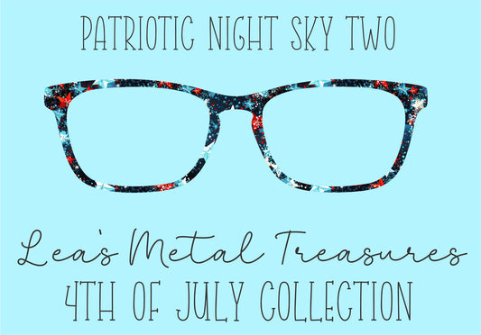 Patriotic Night Sky 2 Eyewear Frame Toppers