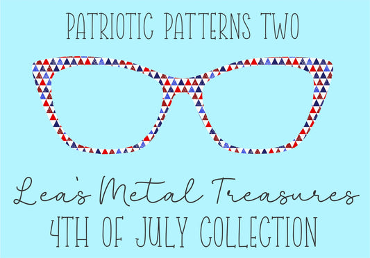 Patriotic Patterns 2 Eyewear Frame Toppers