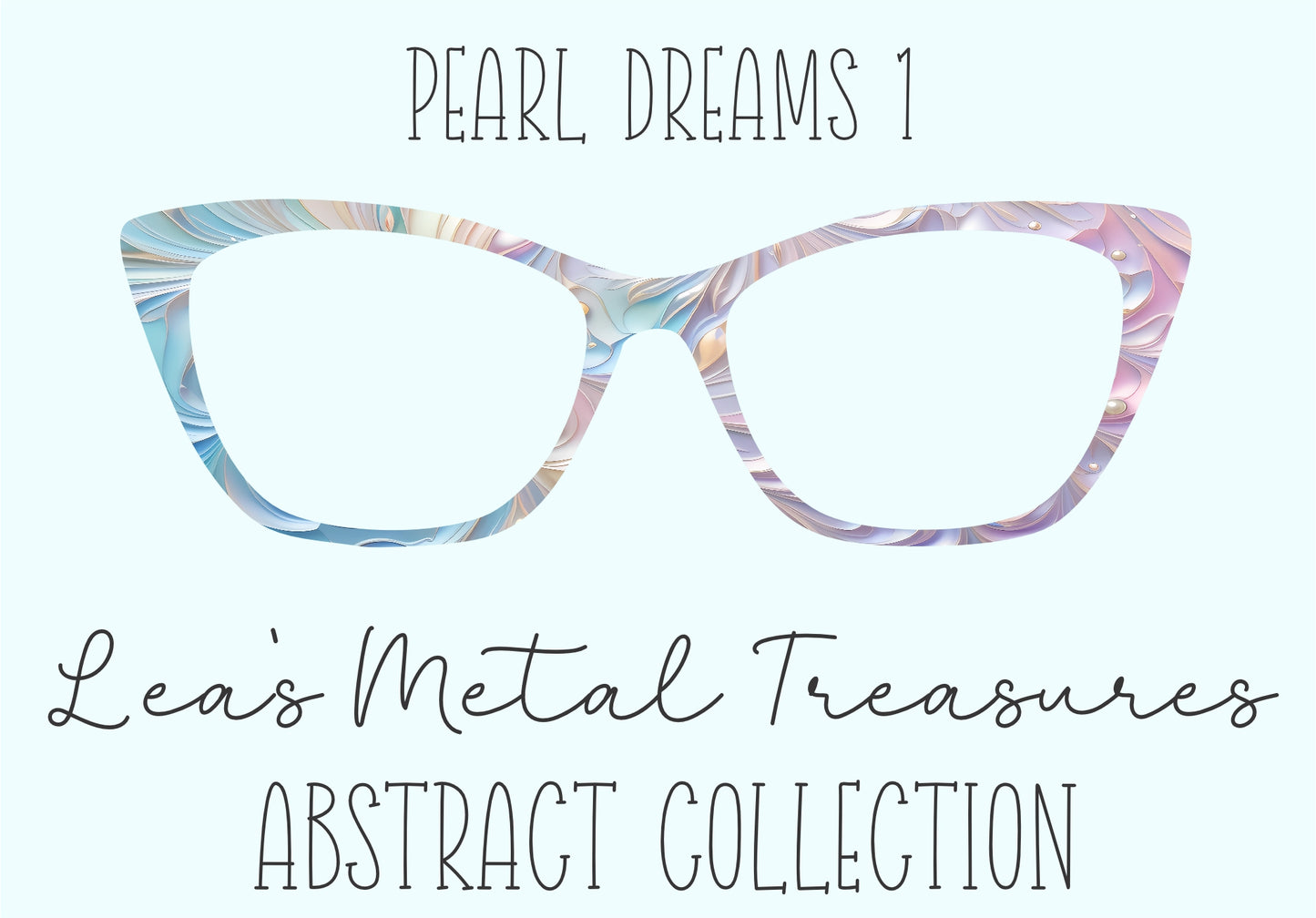 Pearl Dreams 1 Eyewear Frame Toppers COMES WITH MAGNETS