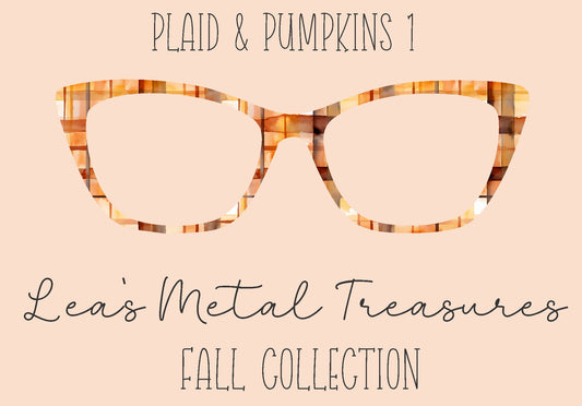 Plaid & Pumpkins 1 Eyewear Frame Toppers