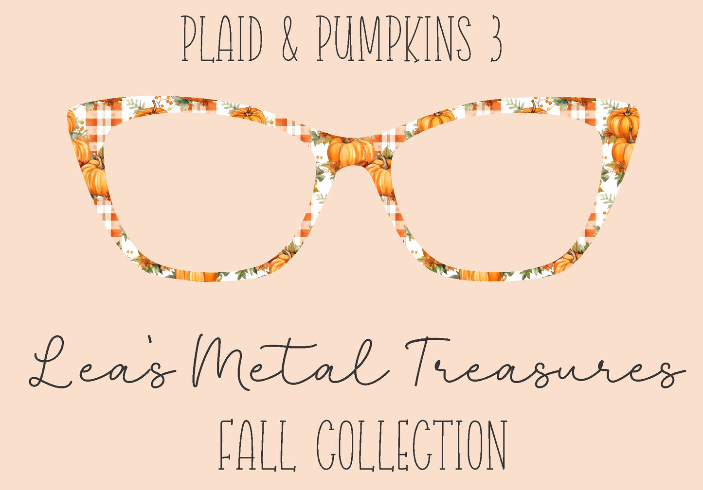 Plaid & Pumpkins 3 Eyewear Frame Toppers