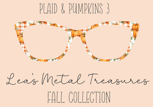 Plaid & Pumpkins 3 Eyewear Frame Toppers