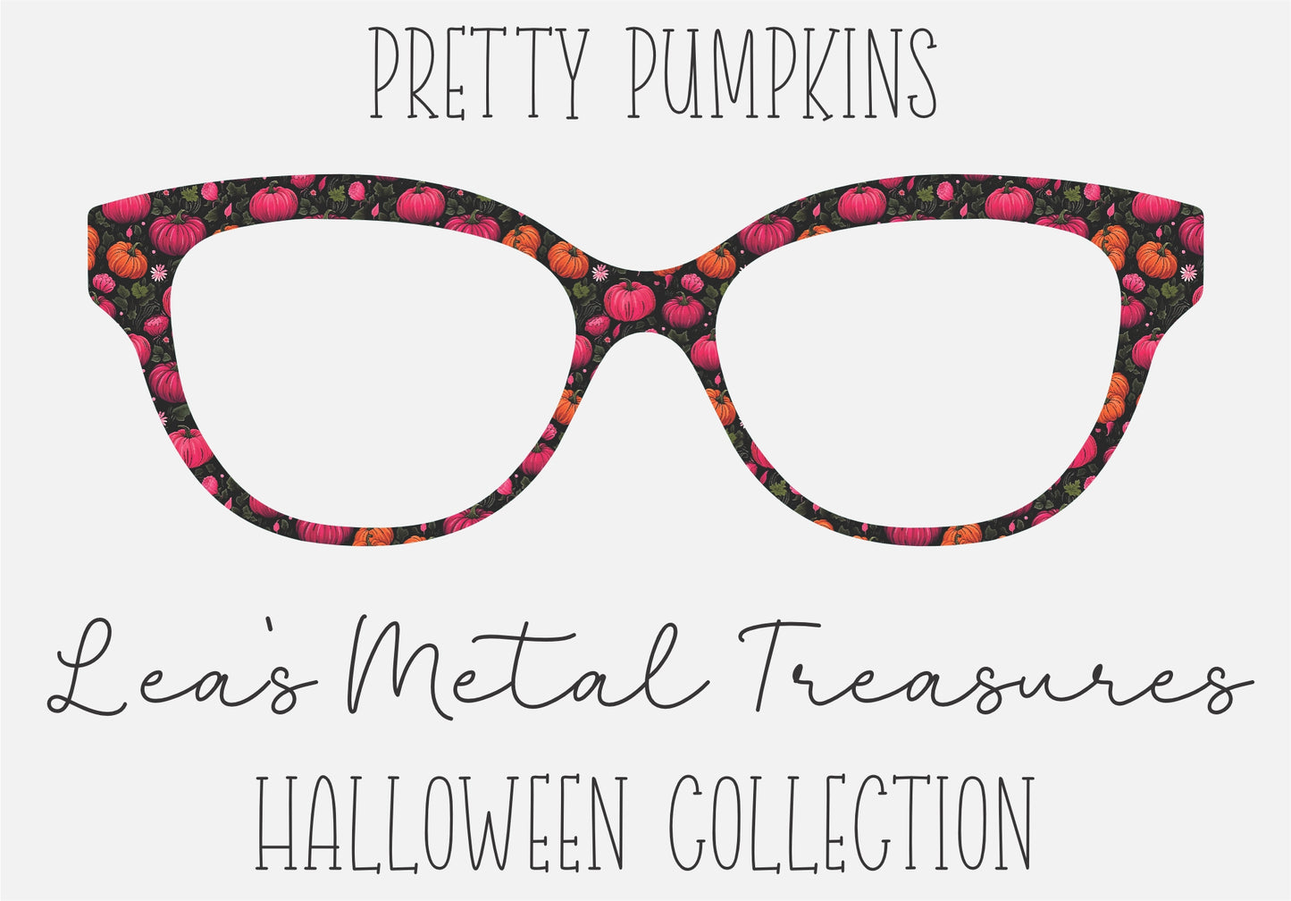 Pretty Pumpkins Eyewear Frame Toppers COMES WITH MAGNETS