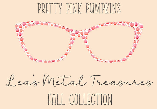 Pretty Pink Pumpkins Eyewear Frame Toppers