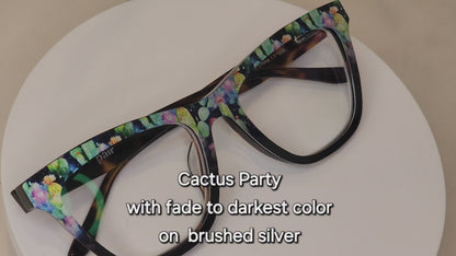 CACTUS PARTY Eyewear Frame Toppers COMES WITH MAGNETS