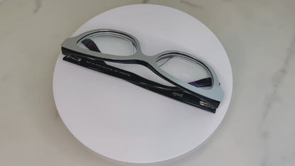 Matte Silver Naked Collection - Eyeglasses Cover - Comes with Magnets