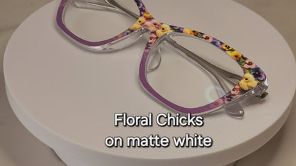 Floral Chicks  • Magnetic Eyeglasses Toppers