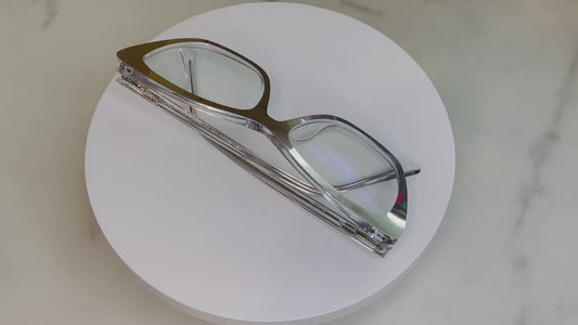 Mirror Champagne Naked Collection - Eyeglasses Cover - Comes with Magnets