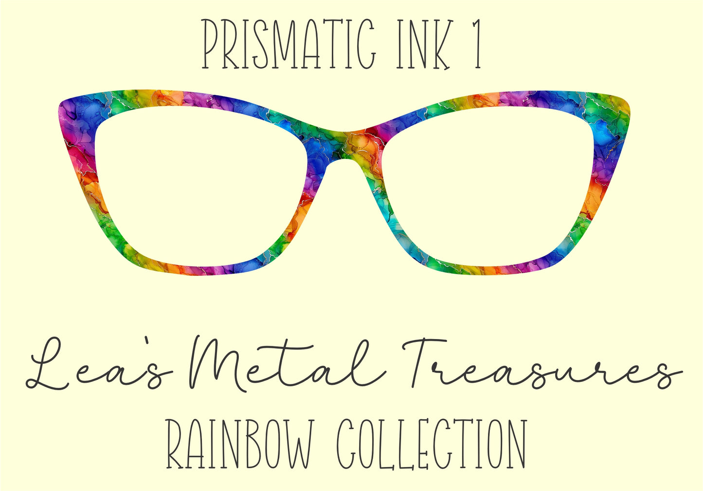 Prismatic Ink 1 Eyewear Frame Toppers