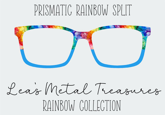Prismatic Rainbow Split Eyewear Frame Toppers