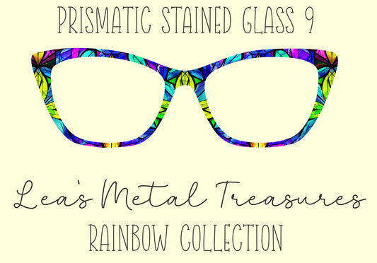 Prismatic Stained Glass 9 Eyewear Frame Toppers