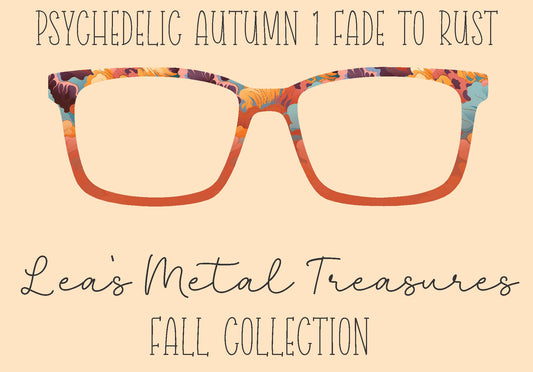 Psychedelic Autumn 1 to Rust Eyewear Frame Toppers