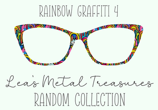 Rainbow Graffiti 4 Eyewear Frame Toppers COMES WITH MAGNETS