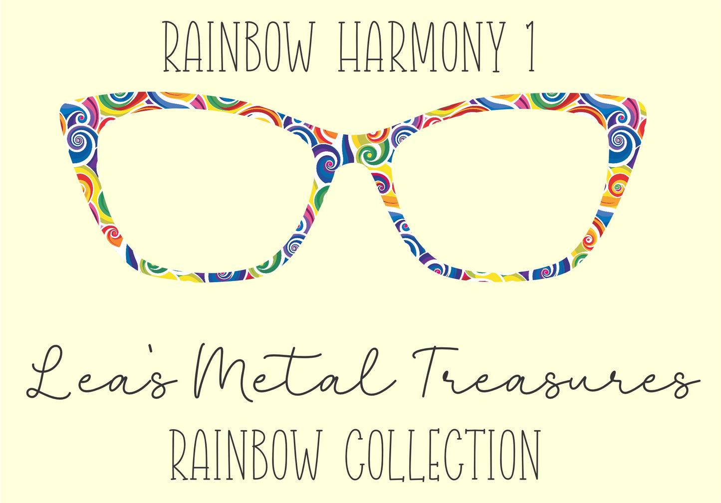 Rainbow Harmony 1 Eyewear Frame Toppers