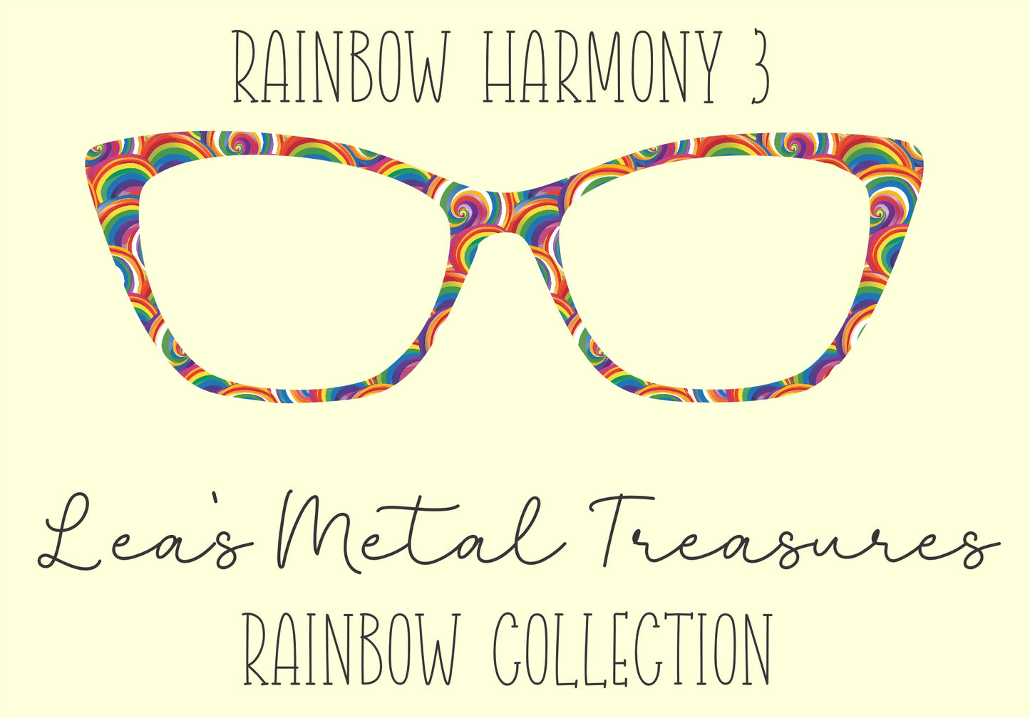 Rainbow Harmony 3 Eyewear Frame Toppers