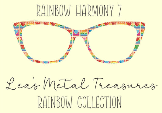 Rainbow Harmony 7 Eyewear Frame Toppers