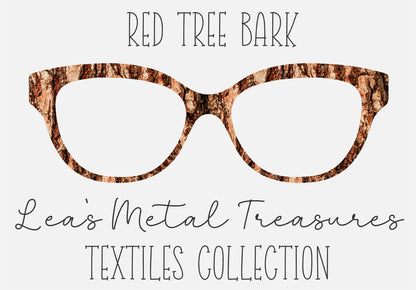 RED TREE BARK Eyewear Frame Toppers COMES WITH MAGNETS