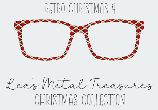 Retro Christmas 4 Eyewear Frame Toppers