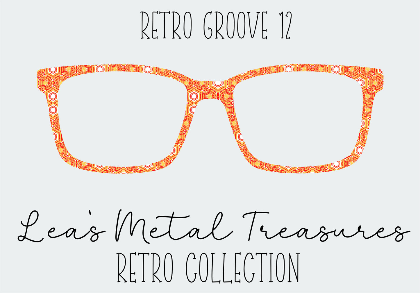 Retro Groove 12 Eyewear Frame Toppers