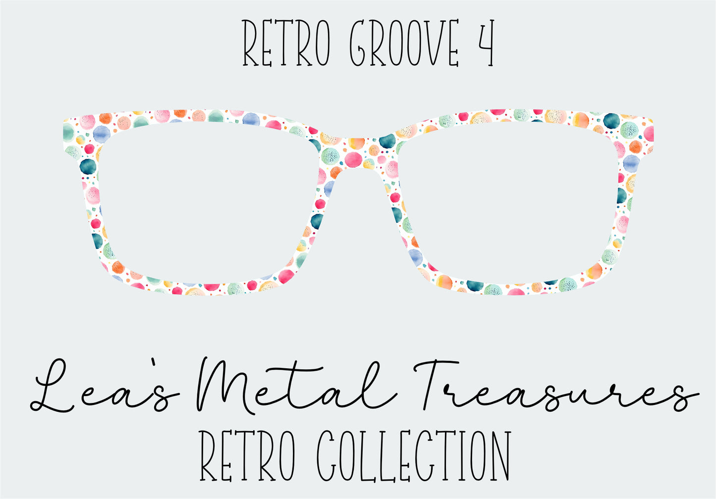 Retro Groove 4 Eyewear Frame Toppers