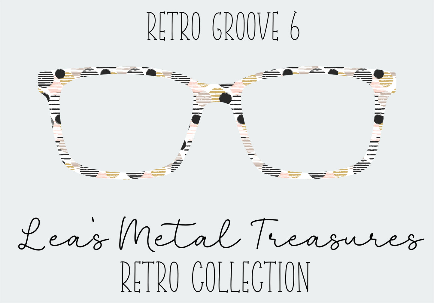 Retro Groove 6 Eyewear Frame Toppers