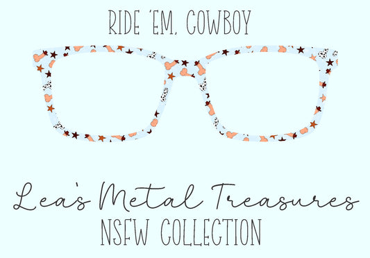 Ride Em Cowboy Eyewear Frame Toppers