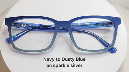 Navy to Dusty Blue