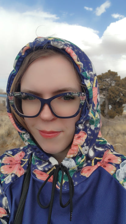 Lunar Moths Magnetic Eyeglasses Topper
