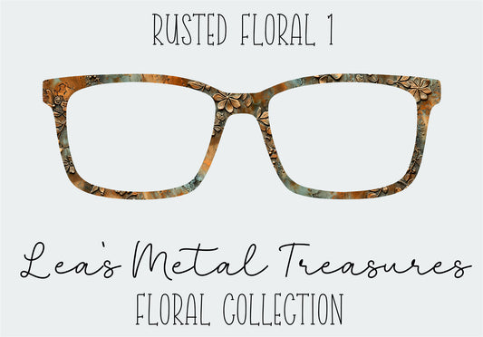 Rusted Floral 1 Eyewear Frame Toppers