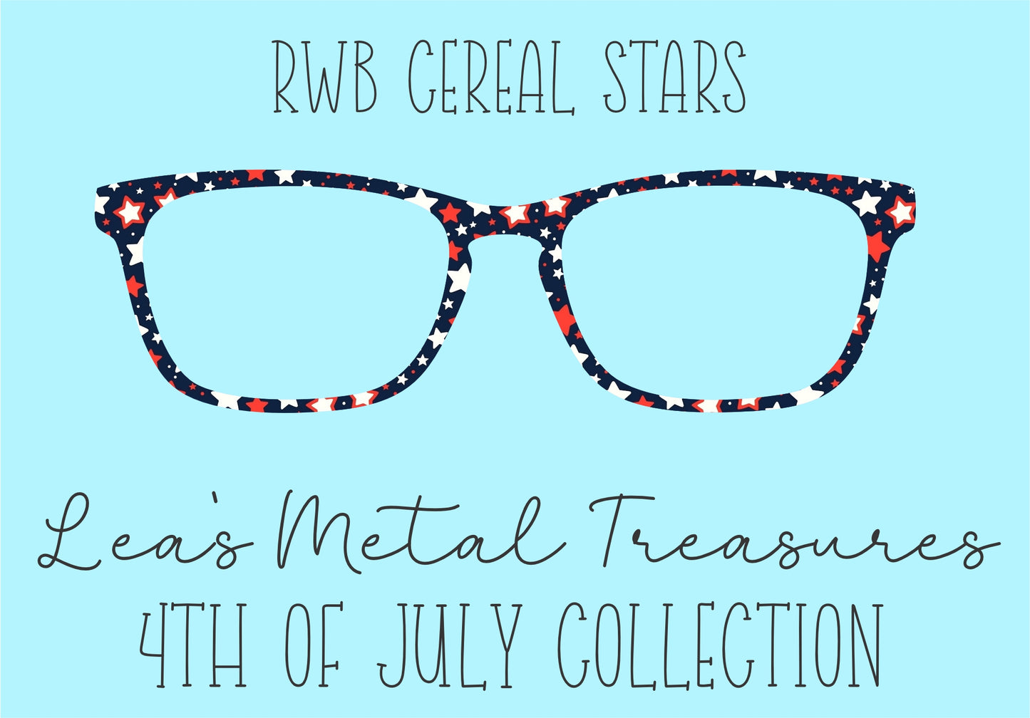 RWB Cereal Stars Eyewear Frame Toppers