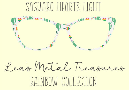 Saguaro Hearts Light Eyewear Frame Toppers