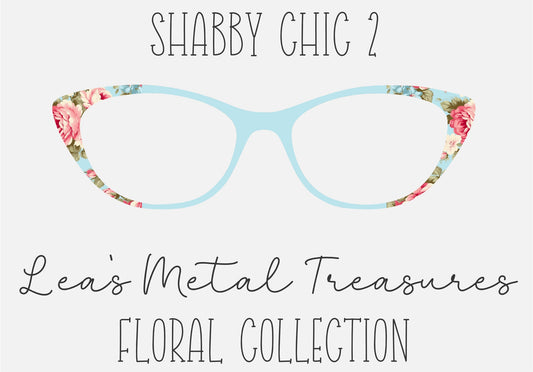 Shabby Chic 2 Eyewear Frame Toppers COMES WITH MAGNETS