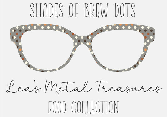 Shades of Brew Dots Eyewear Frame Toppers COMES WITH MAGNETS