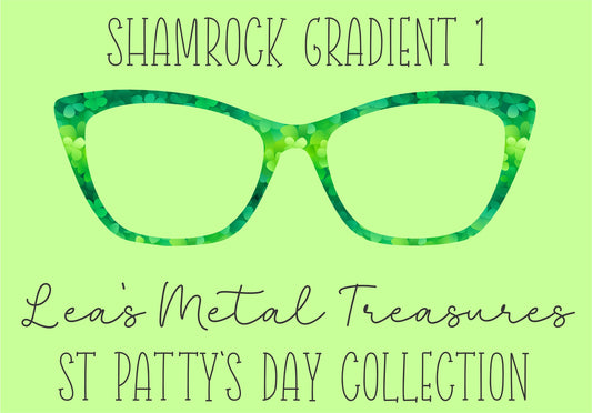 Shamrock Gradient 1 Eyewear Frame Toppers COMES WITH MAGNETS