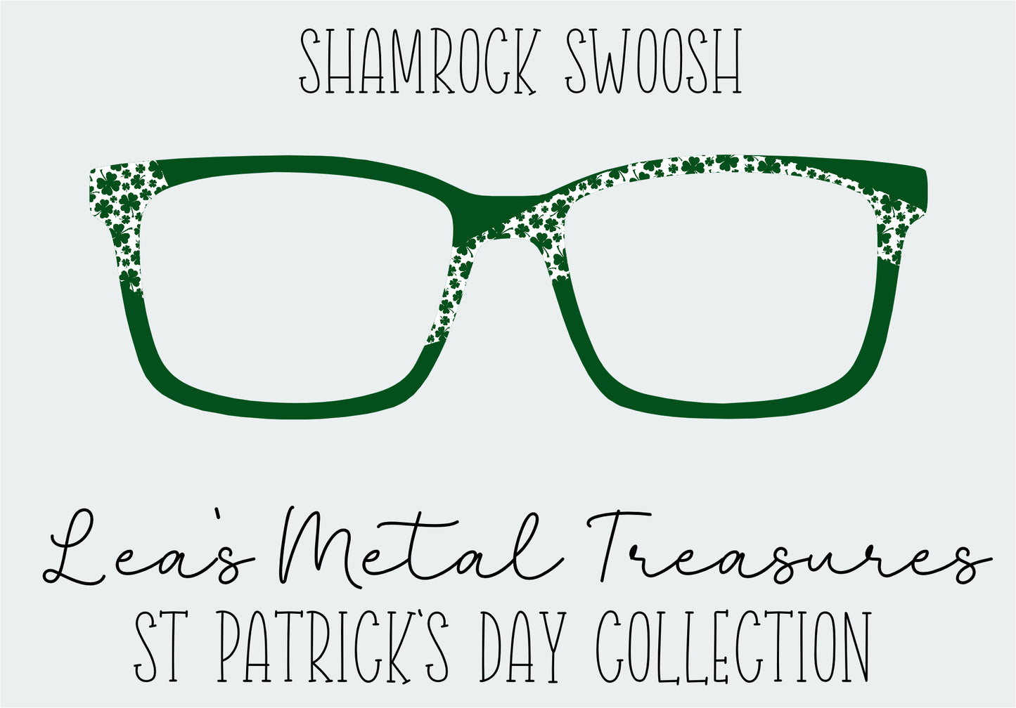 Shamrock Swoosh Eyewear Frame Toppers