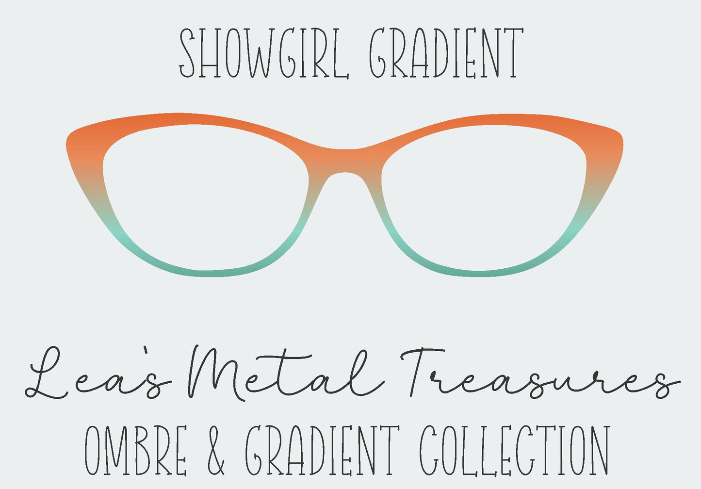 SHOWGIRL GRADIENT Eyewear Frame Toppers