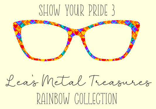 Show Your Pride 3 Eyewear Frame Toppers