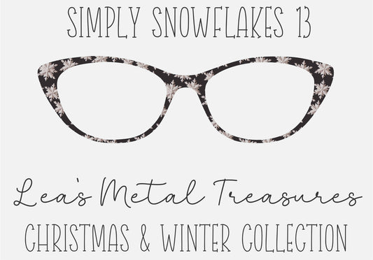 Simply Snowflakes 13 Eyewear Frame Toppers COMES WITH MAGNETS