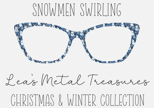 Snowmen Swirling Eyewear Frame Toppers COMES WITH MAGNETS