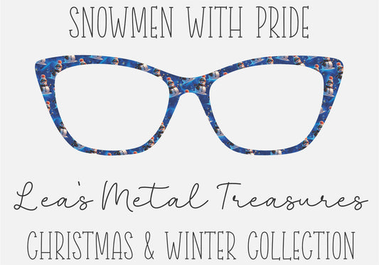 Snowmen With Pride Eyewear Frame Toppers COMES WITH MAGNETS